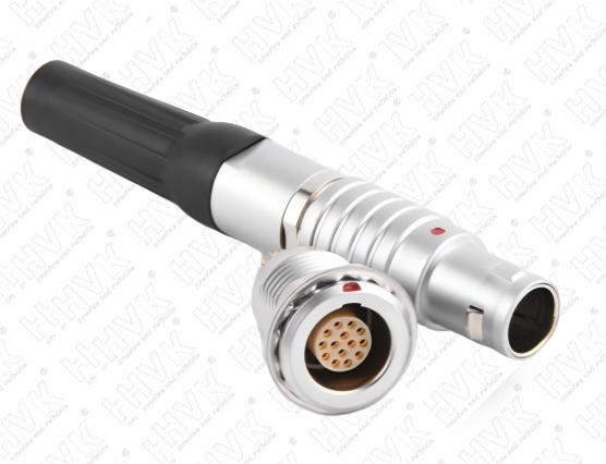 1B14芯推拉自锁航空插头