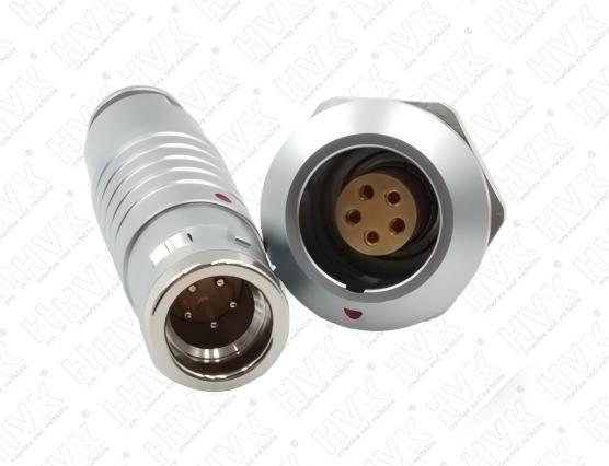 2K5芯推拉自锁航空插头