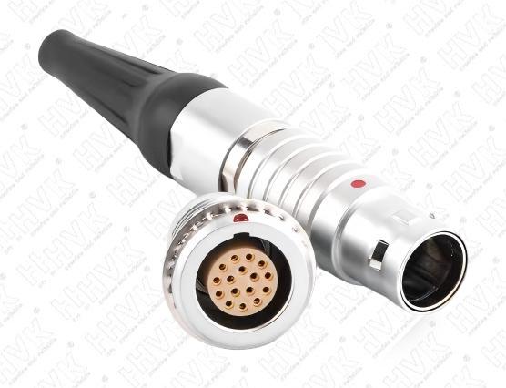 2B16芯推拉自锁航空插头