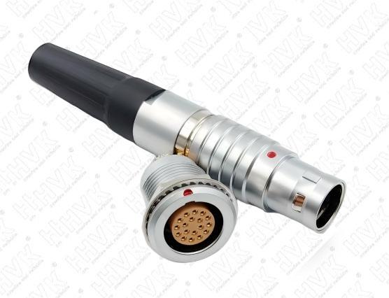 2B18芯推拉自锁航空插头