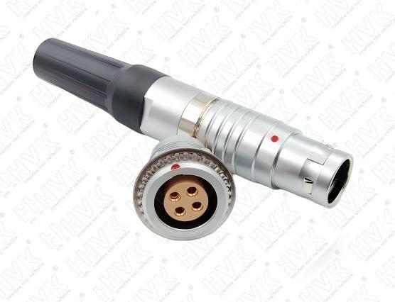 3B4芯推拉自锁航空插头