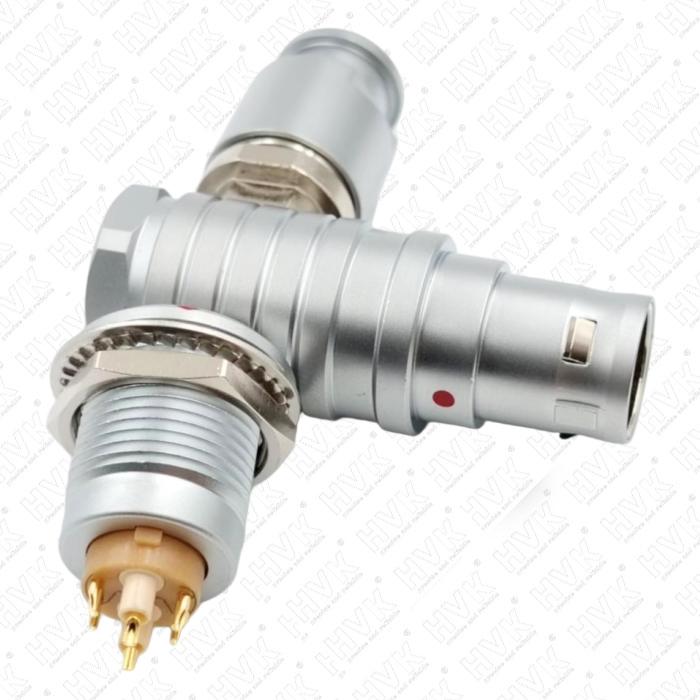 90度弯头航空连接器