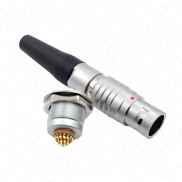 推拉自锁连接器