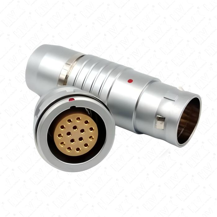 推拉自锁连接器